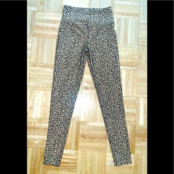 NWOT Forever 21 Leopard Cheetah Print Leggings Size XS - Picture 1 of 2